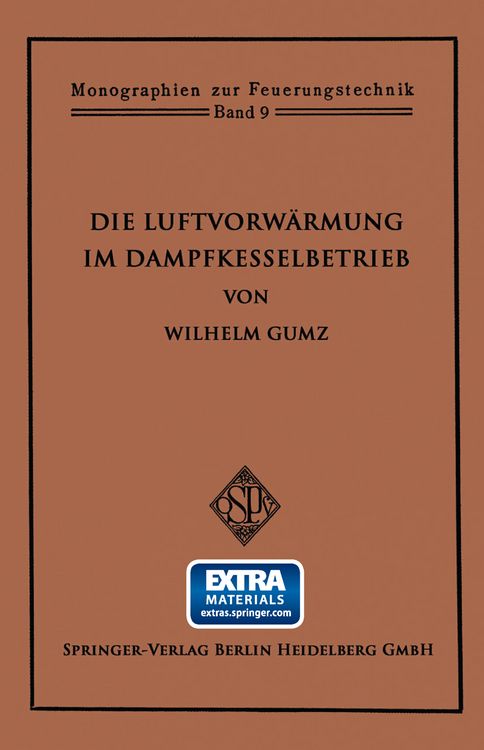 Produktbild: Die Luftvorw&auml;rmung im Dampfkesselbetrieb