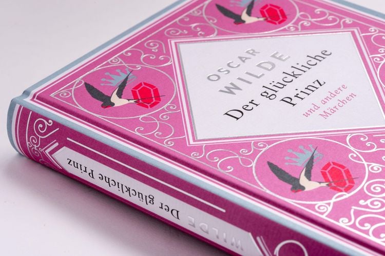 Produktbild: Oscar Wilde, Der gl&uuml;ckliche Prinz. M&auml;rchen. Schmuckausgabe mit Silberpr&auml;gung