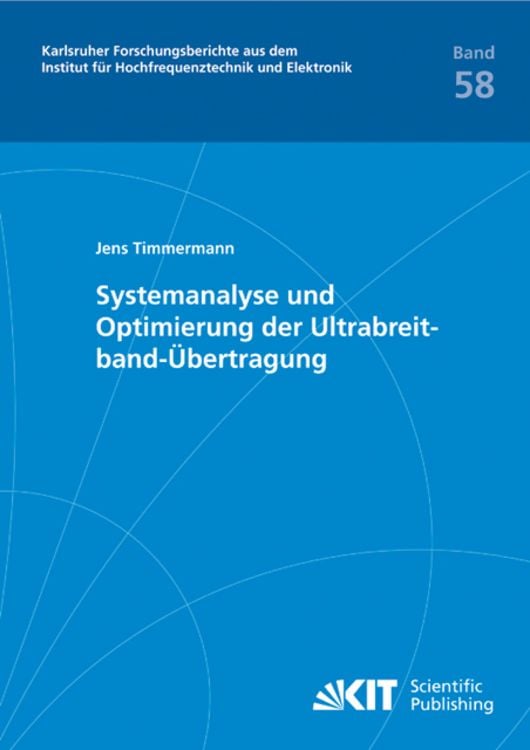 Produktbild: Systemanalyse und Optimierung der Ultrabreitband-&Uuml;bertragung