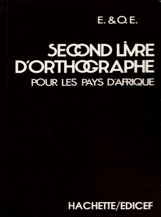 Produktbild: Second livre d orthographe bled