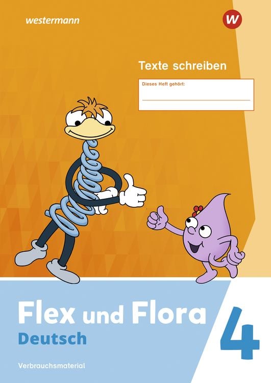 Produktbild: Flex und Flora 4. Heft Texte schreiben (Druckschrift) Verbrauchsmaterial