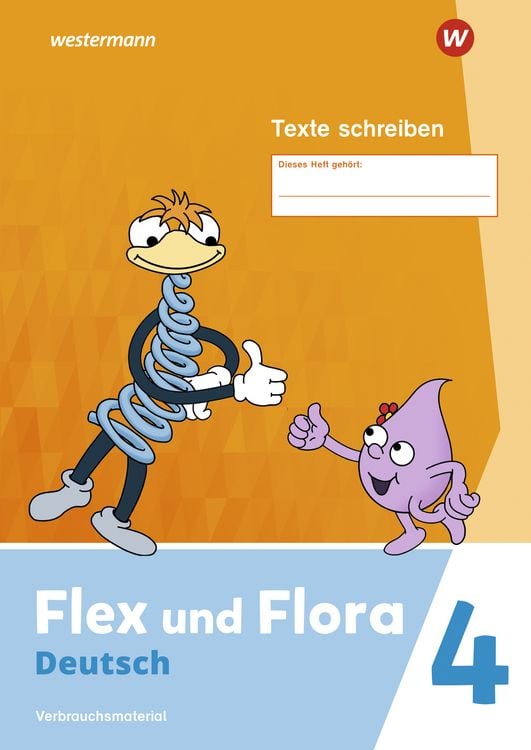 Produktbild: Flex und Flora 4. Heft Texte schreiben (Druckschrift) Verbrauchsmaterial