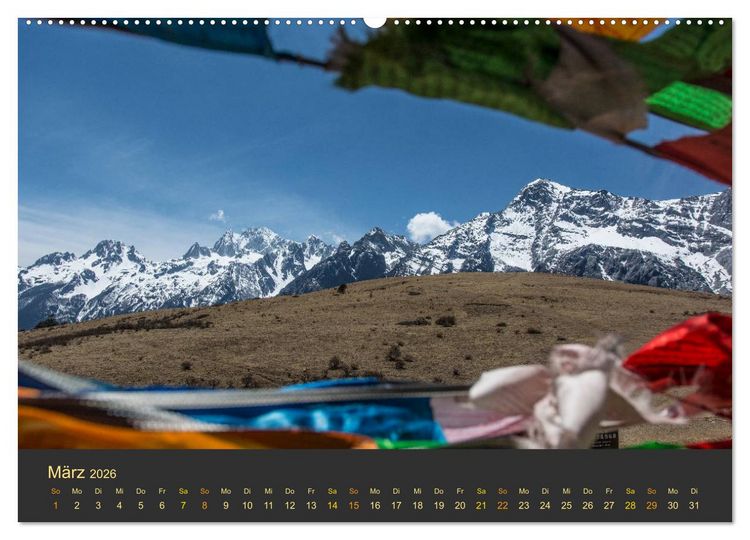 Produktbild: Yunnan - Magische Orte (Wandkalender 2026 DIN A2 quer), CALVENDO Monatskalender