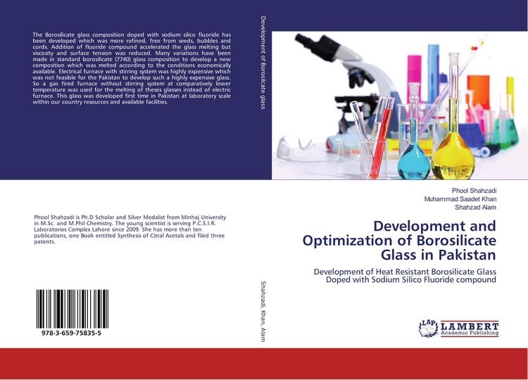 Produktbild: Development and Optimization of Borosilicate Glass in Pakistan