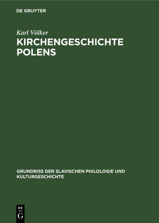 Produktbild: Kirchengeschichte Polens