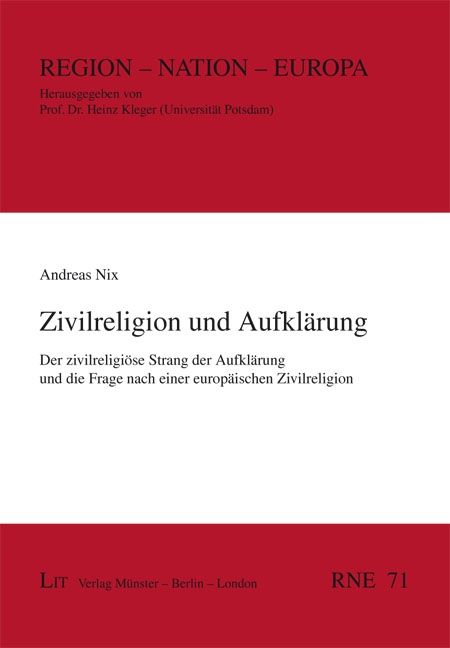 Produktbild: Zivilreligion und Aufkl&auml;rung