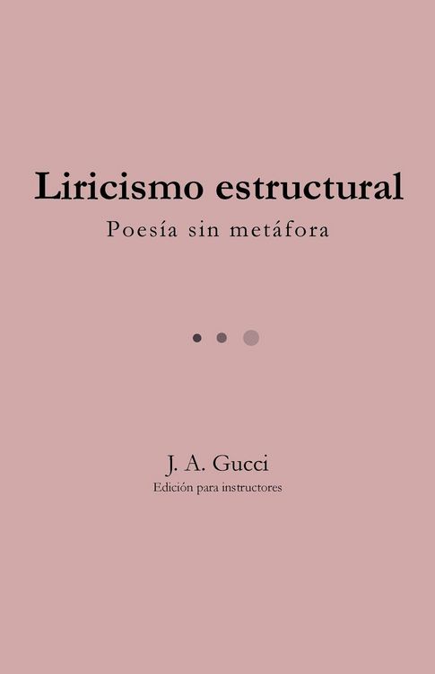 Produktbild: Liricismo estructural (Edici&oacute;n para instructores)