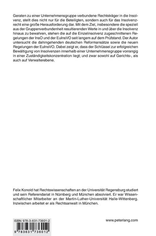 Produktbild: Konzerninsolvenz