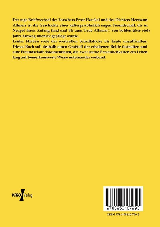 Produktbild: Haeckel und Allmers
