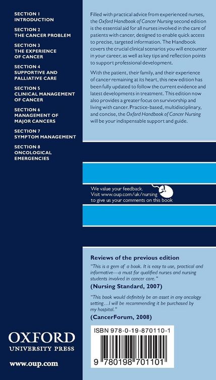 Produktbild: Oxford Handbook of Cancer Nursing