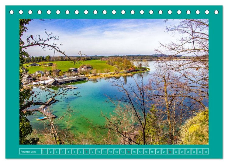 Produktbild: Sch&ouml;ne Gr&uuml;&szlig;e aus Mattsee (Tischkalender 2026 DIN A5 quer), CALVENDO Monatskalender