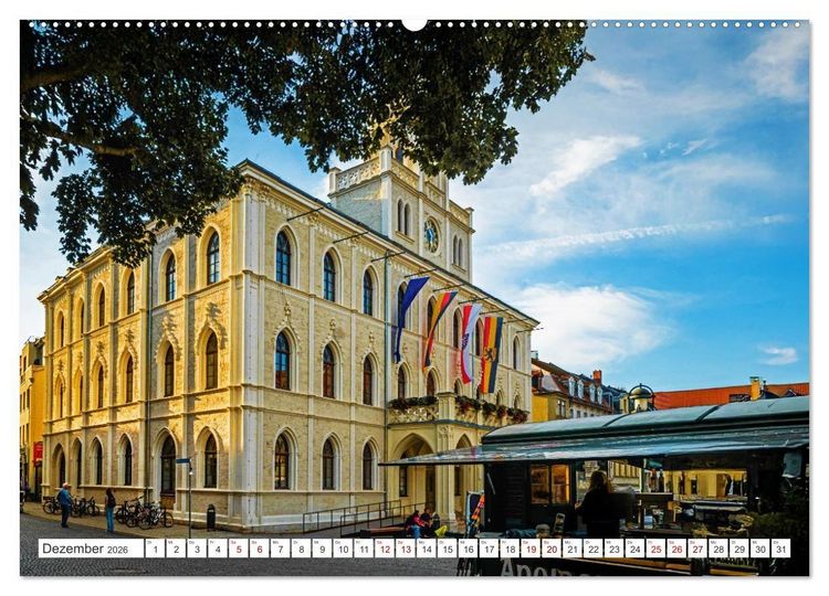 Produktbild: Kulturstadt Weimar - Stadt der Klassiker (Wandkalender 2026 DIN A2 quer), CALVENDO Monatskalender