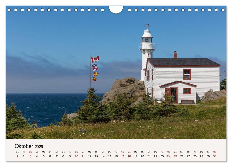 Produktbild: Neufundland Impressionen 2026 (Wandkalender 2026 DIN A4 quer), CALVENDO Monatskalender