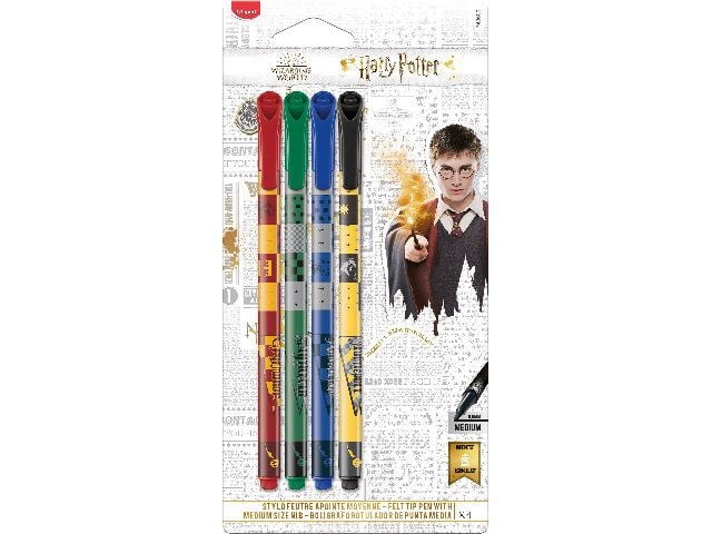 Produktbild: Maped Fineliner Harry Potter 4 St&uuml;ck Blister