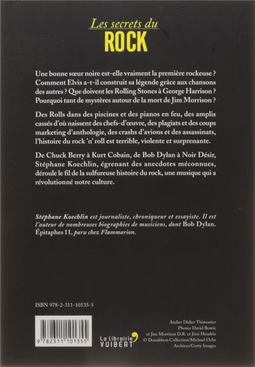 Produktbild: Les secrets du rock