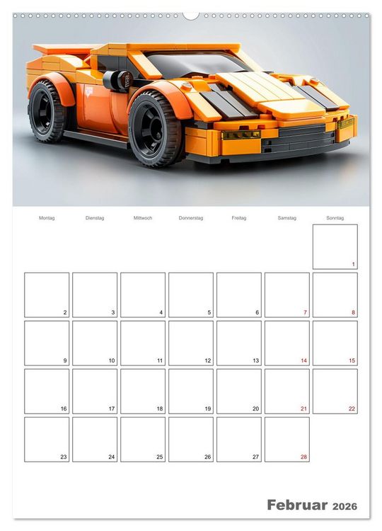 Produktbild: Gesteckte coole Flitzer (hochwertiger Premium Wandkalender 2026 DIN A2 hoch), Kunstdruck in Hochglanz