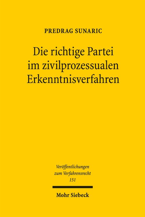 Produktbild: Die richtige Partei im zivilprozessualen Erkenntnisverfahren