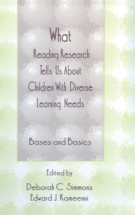 Produktbild: What Reading Research Tells Us About Children With Diverse Learning Needs
