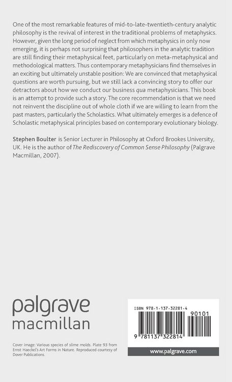Produktbild: Metaphysics from a Biological Point of View