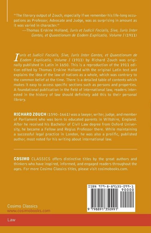 Produktbild: Iuris et Iudicii Fecialis, Sive, Iuris Inter Gentes, et Quaestionum de Eodem Explicatio, Volume I