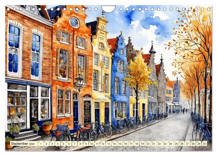 Produktbild: Zauberhafte Niederlande (Wandkalender 2026 DIN A4 quer), CALVENDO Monatskalender