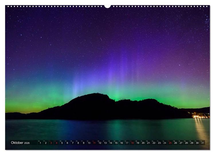 Produktbild: Norwegens S&uuml;den (hochwertiger Premium Wandkalender 2026 DIN A2 quer), Kunstdruck in Hochglanz
