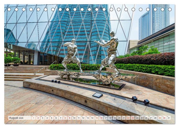 Produktbild: Hongkong Bilder einer Metropole (Tischkalender 2026 DIN A5 quer), CALVENDO Monatskalender