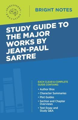 Produktbild: Study Guide to the Major Works by Jean-Paul Sartre