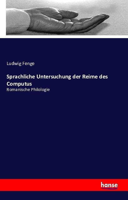 Produktbild: Sprachliche Untersuchung der Reime des Computus