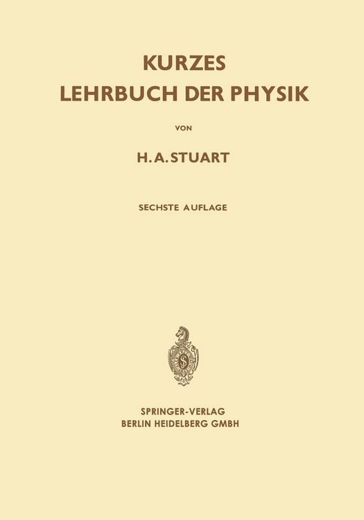 Produktbild: Kurzes Lehrbuch der Physik