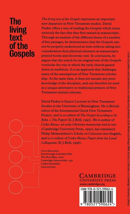 Produktbild: The Living Text of the Gospels