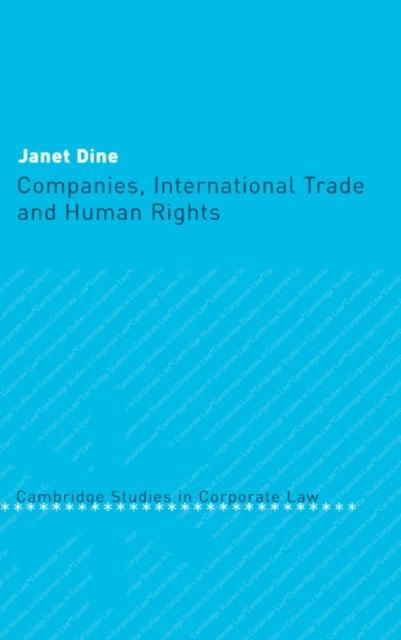 Produktbild: Companies, International Trade and Human Rights