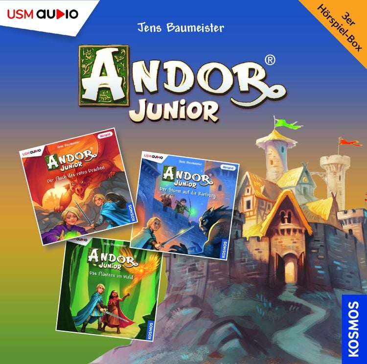 Produktbild: Die gro&szlig;e Andor Junior H&ouml;rbox Folgen 1-3 (3 Audio CDs)