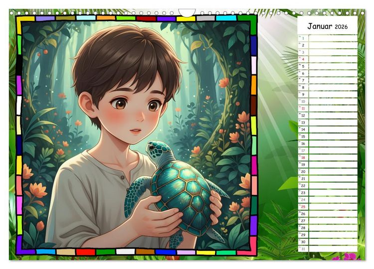 Produktbild: Meine Tierbabys (Wandkalender 2026 DIN A3 quer), CALVENDO Monatskalender