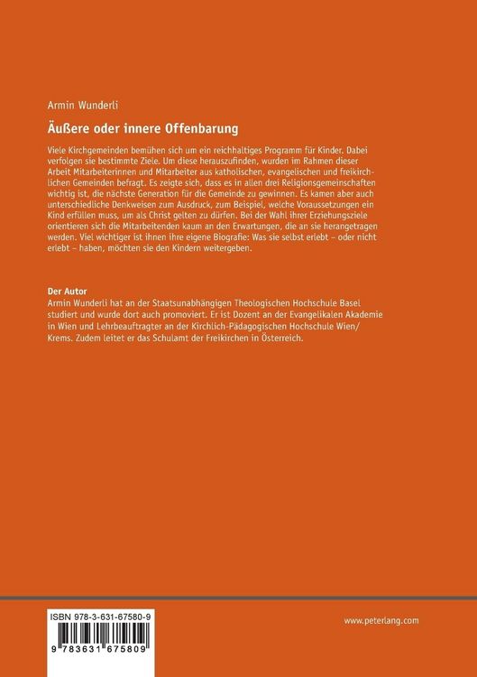 Produktbild: &Auml;u&szlig;ere oder innere Offenbarung