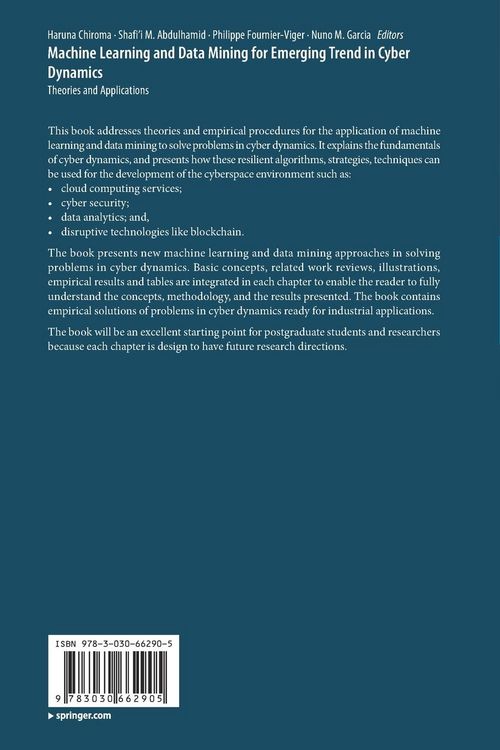 Produktbild: Machine Learning and Data Mining for Emerging Trend in Cyber Dynamics