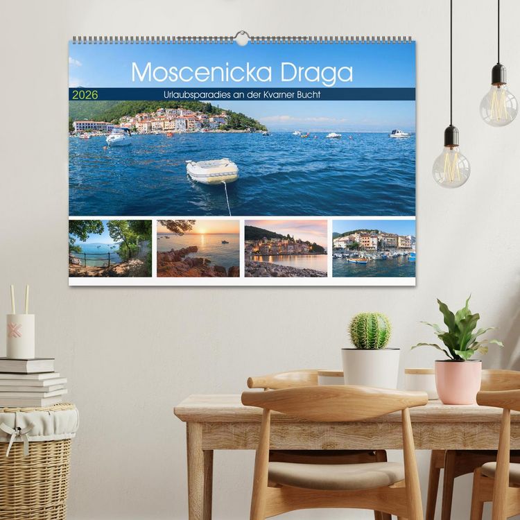 Produktbild: Moscenicka Draga 2026 - Urlaubsparadies an der Kvarner Bucht (Wandkalender 2026 DIN A2 quer), CALVENDO Monatskalender