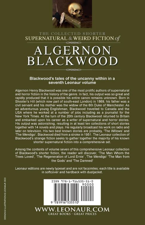 Produktbild: The Collected Shorter Supernatural & Weird Fiction of Algernon Blackwood Volume 7