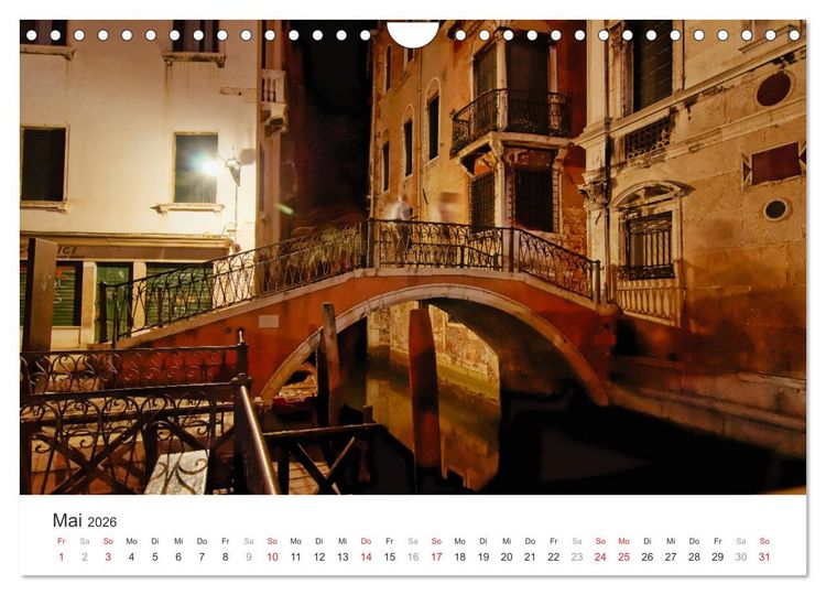 Produktbild: Das stille Venedig (Wandkalender 2026 DIN A4 quer), CALVENDO Monatskalender