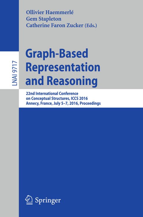 Produktbild: Graph-Based Representation and Reasoning