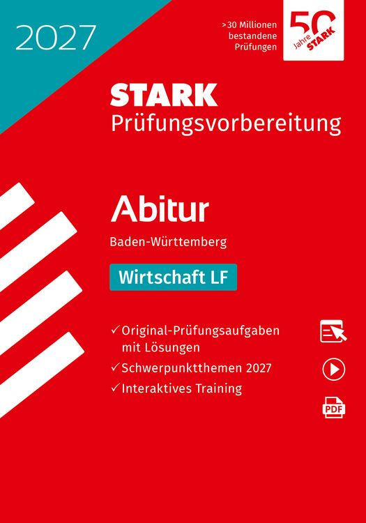 Produktbild: STARK Wirtschaft - Abitur 2027 BW - Pr&uuml;fungsvorbereitung