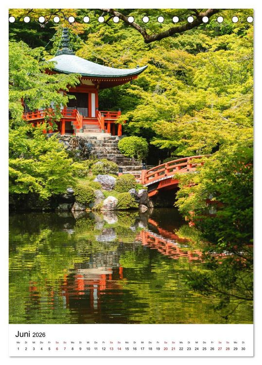 Produktbild: Japan - Moderne trifft auf Tradition. (Tischkalender 2026 DIN A5 hoch), CALVENDO Monatskalender