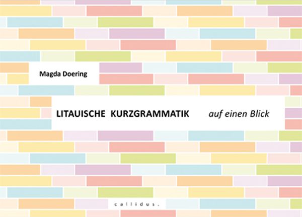 Produktbild: Litauische Kurzgrammatik auf einen Blick