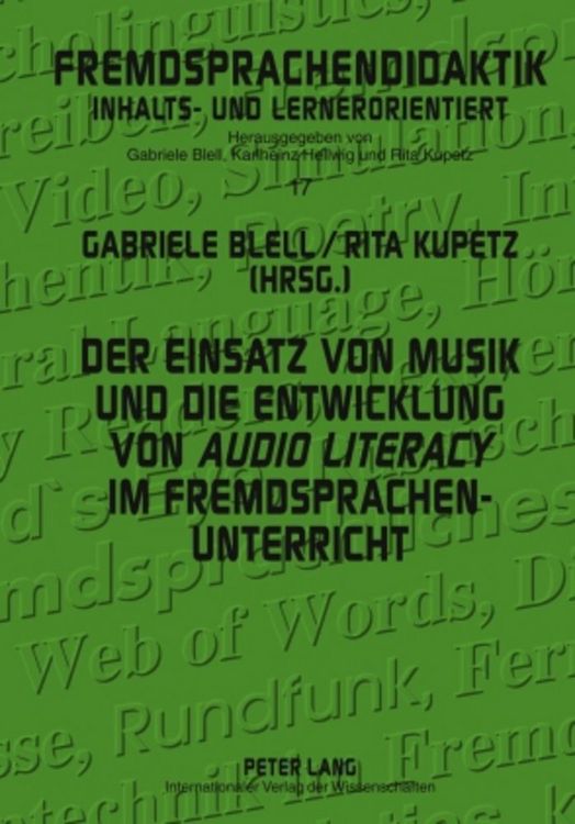 Produktbild: Der Einsatz von Musik und die Entwicklung von &laquo;audio literacy&raquo; im Fremdsprachenunterricht