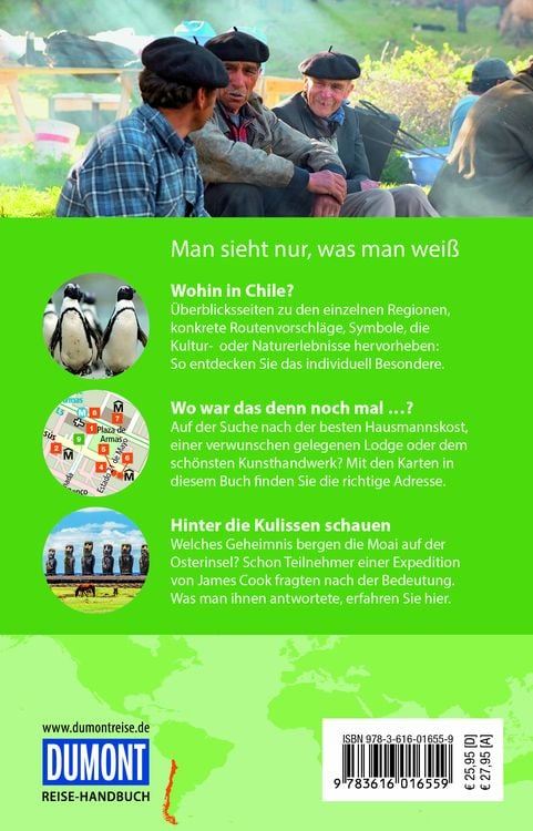 DUMONT Reise-Handbuch Reiseführer Chile mit Osterinsel