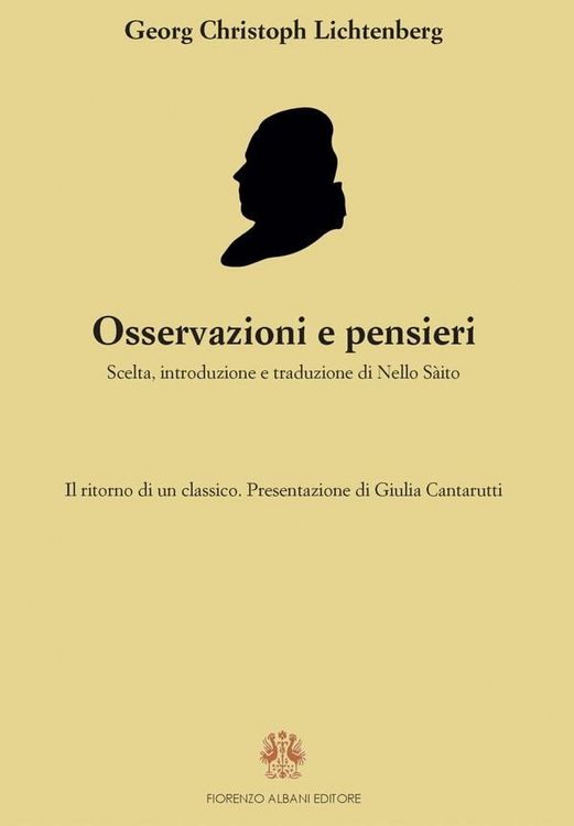 Produktbild: Osservazioni e pensieri