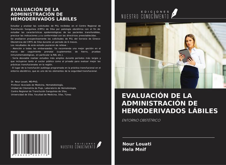 Produktbild: Evaluaci&oacute;n De La Administraci&oacute;n De Hemoderivados L&aacute;biles