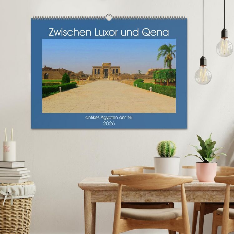 Produktbild: Zwischen Luxor und Qena - antikes &Auml;gypten am Nil (Wandkalender 2026 DIN A2 quer), CALVENDO Monatskalender