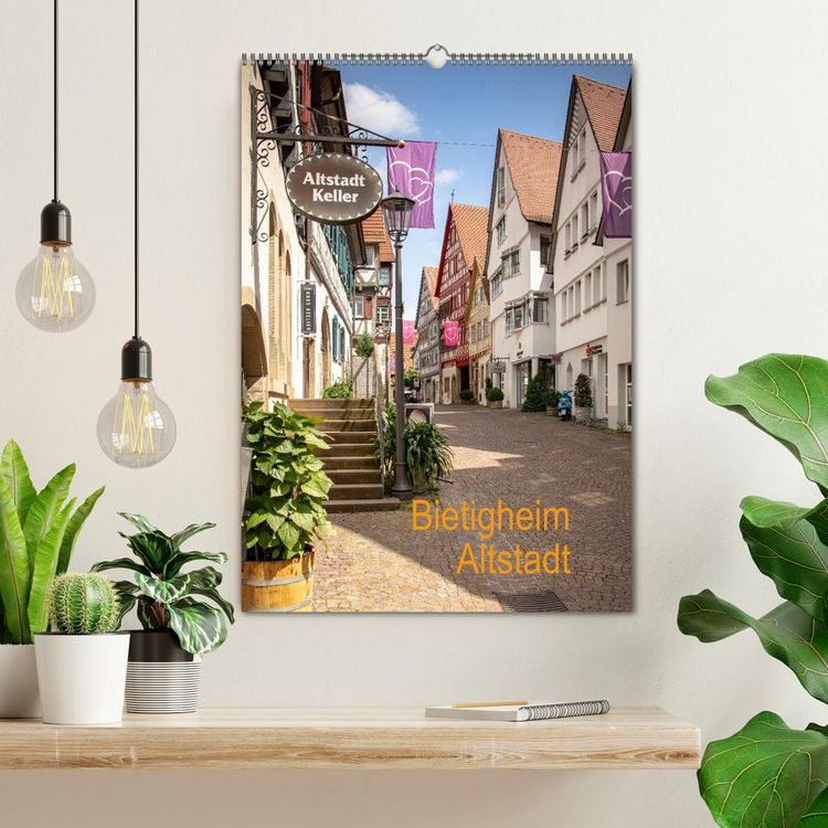 Produktbild: Bietigheim Altstadt (Wandkalender 2026 DIN A2 hoch), CALVENDO Monatskalender