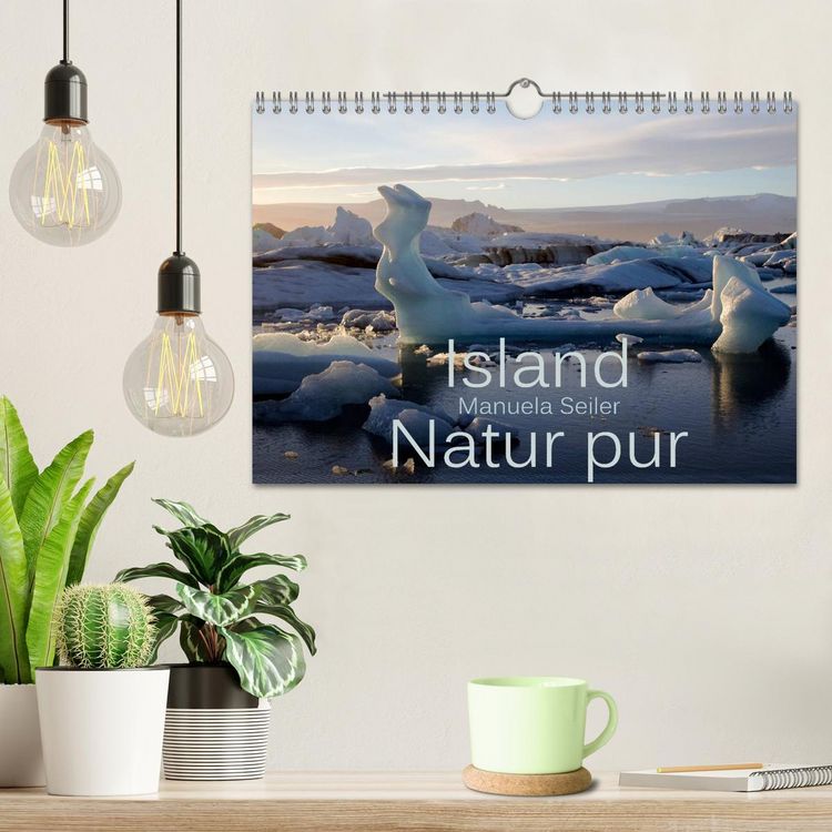 Produktbild: Island Natur pur (Wandkalender 2026 DIN A4 quer), CALVENDO Monatskalender